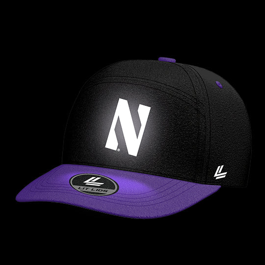Northwestern University Wildcats Varsity 6-Panel Lit Lid