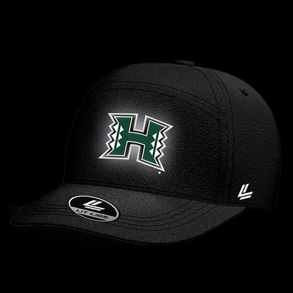 University of Hawaii Black Collection 6-Panel Lit Lid