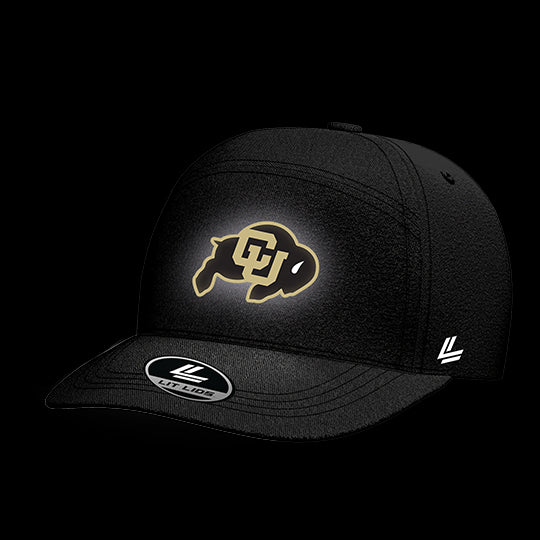 University of Colorado Black Collection 6-Panel Lit Lid