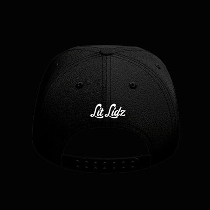 Lit Lidz Black Collection 6-Panel Lit Lid