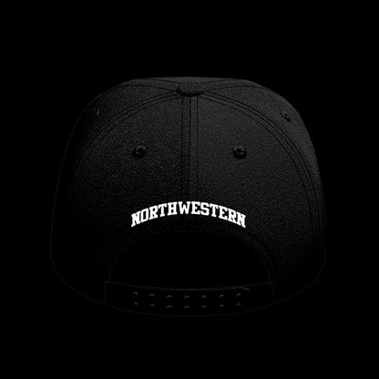 Northwestern University Black Collection 6-Panel Lit Lid