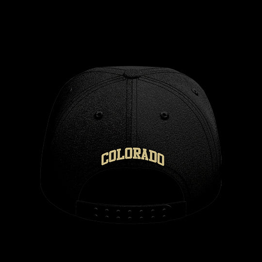 University of Colorado Black Collection 6-Panel Lit Lid