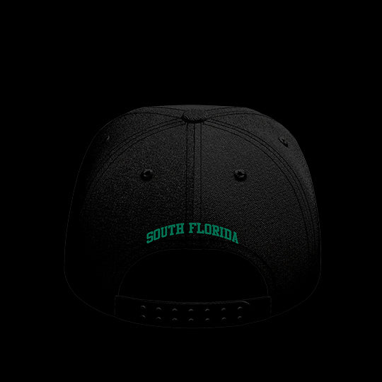 University of South Florida Black Collection 6-Panel Lit Lid