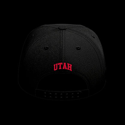 University of Utah Black Collection 6-Panel Lit Lid