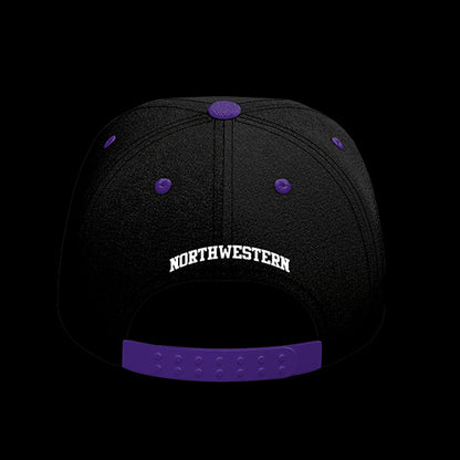 Northwestern University Wildcats Varsity 6-Panel Lit Lid