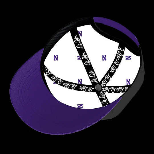 Northwestern University Wildcats Varsity 6-Panel Lit Lid